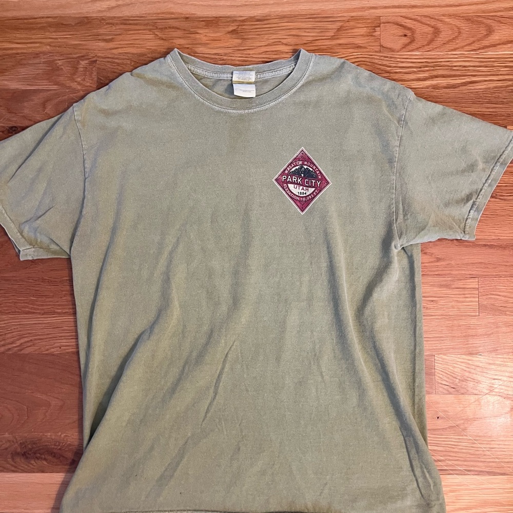 Men's Green Park City Utah T-Shirt
